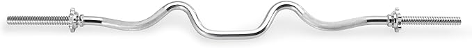 Marcy 1 inch Standard Curl Bar with Spin-Lock