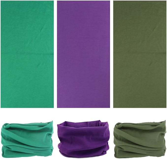 Headband Neck Gaiter Head Wrap Headwear Face Mask Magic Scarf Bandana for Men and Women