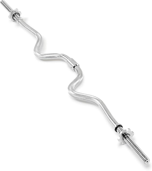 Marcy 1 inch Standard Curl Bar with Spin-Lock