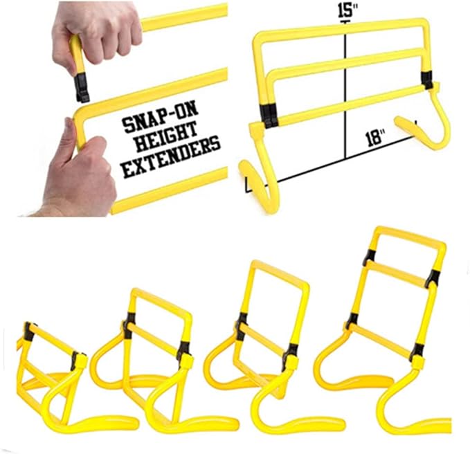 Adjustable Speed Training Hurdles Fitness & Speed Training