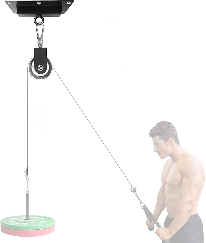 Luwint Ceiling Mount Fitness Pulley System - Heavy