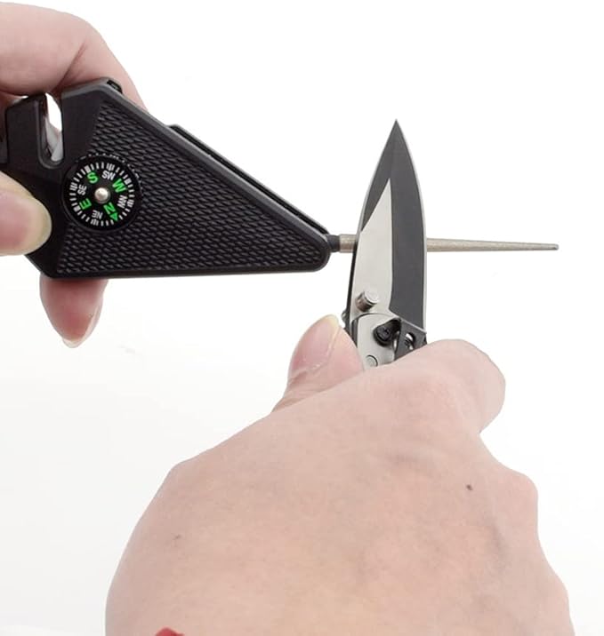 6-in-1 Survival Tool Pocket Knife Sharpener
