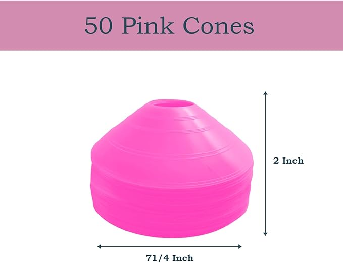 Agility Training Cones 50-Pack