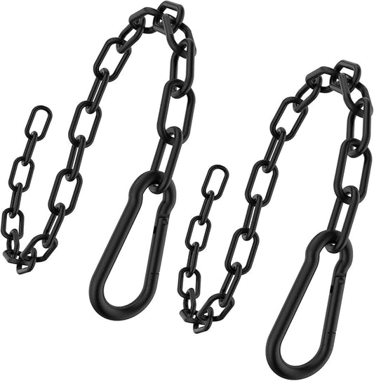 23.6" Gym Fitness Cable Extension Chain, 304 Stainless Steel Cable Machine Extension Accessory, Workout Chain for Home Gym Replacement, Weight Lifting, Triceps Exercise