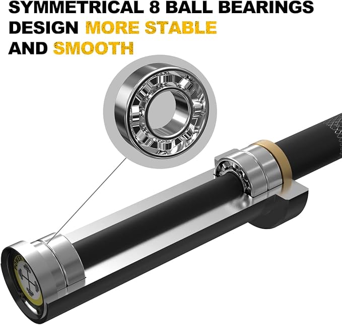POWER GUIDANCE Chrome Olympic Barbell Bar 2 Inch 4ft/5ft/6ft