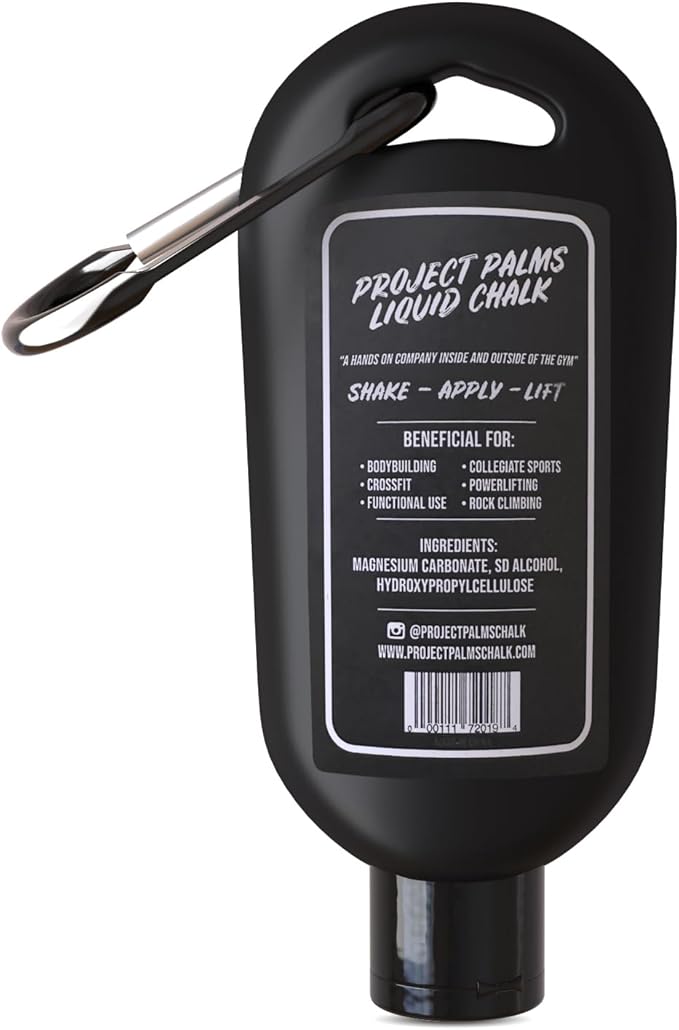 Liquid Chalk 50ML with Fruity Cereal Scent, Mess-Free Gym Chalk for Weightlifting, Rock Climbing, Gymnastics, Crossfit & More - Fast-Drying, Superior Grip for Reduced Slippage