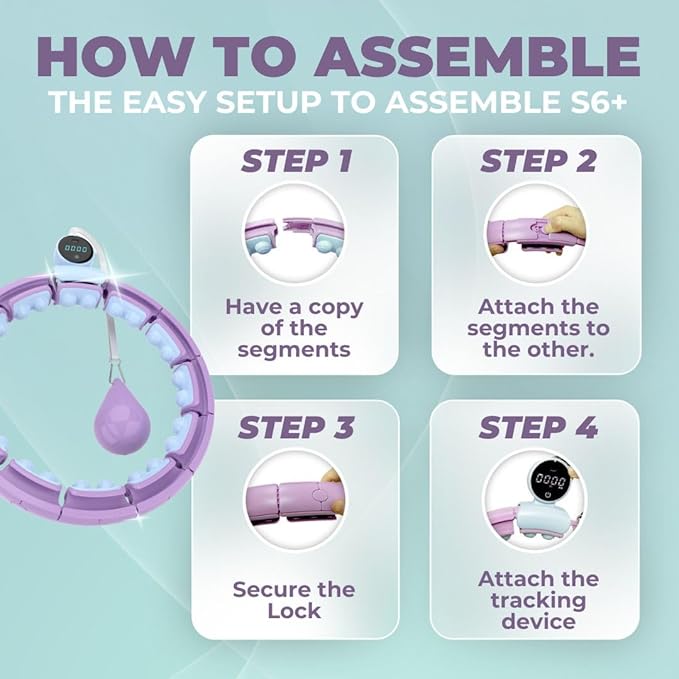 Swiss Activa+ Infinity Hoop Smart Weighted Hula Hoop