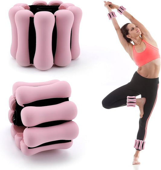 Adjustable Ankle Weights for Women Men Kids 1 Pair 2 lb