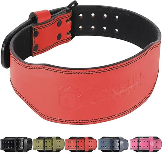 7mm Leather Weight Lifting Belt (IPF 4" to 2â€ Tapered