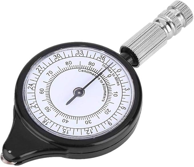 Map Measuring Gauge Meter Scale Mileage Odometer
