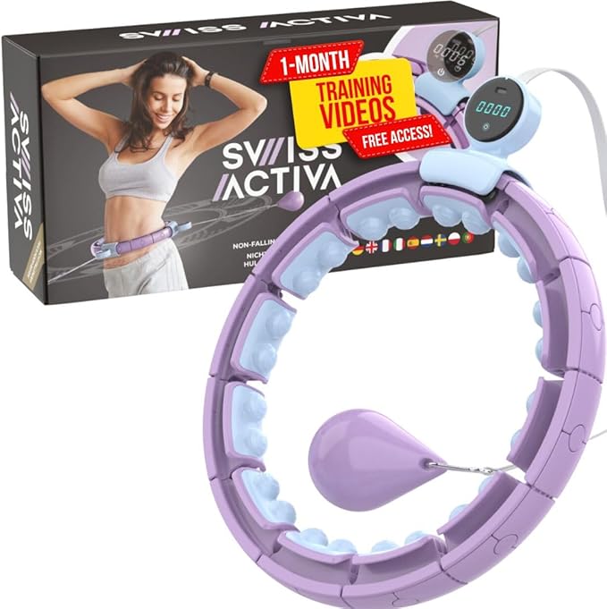 Swiss Activa+ Infinity Hoop Smart Weighted Hula Hoop