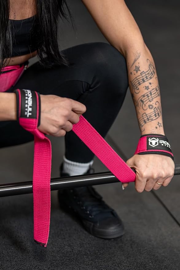 Lifting Straps (1 Pair) - Wrist Straps for Weightlifting - Lifting Straps Gym for Deadlift - Weight Lifting Straps for Weight Training - Gym Straps for Workout, Powerlifting, Strength Training and Bodybuilding - For Men and Women