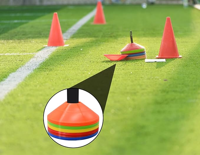 25/50/100/200 Pack Disc Cones 5 Color