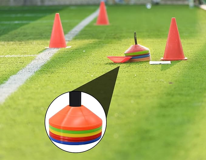 25/50/100/200 Pack Disc Cones 5 Color