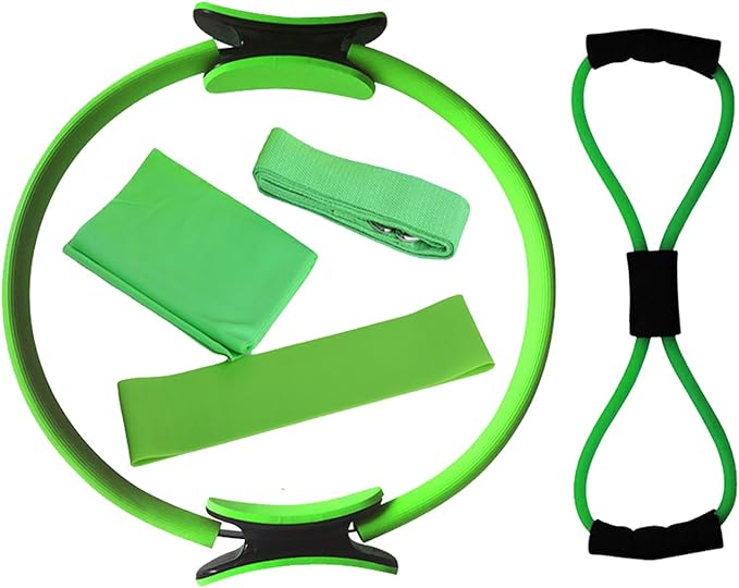 5Pcs Pilates Set for Women Men - Pilates 8-Shaped Resistance