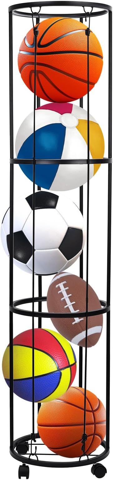 3-Layer Garage Vertical Ball Rack