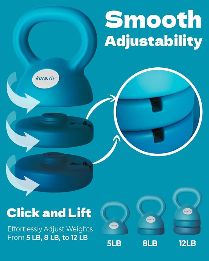 Adjustable Kettlebell | 5 lb - 12 lb