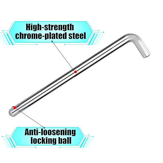 2pcs L-Type Weight Stack Pin, 3/8in Diameter 4.4in Locking Space Weight Stack Selector Pin Universal Fitness Weight Accessories Replacement Parts for Lifting Weight Drop Set Machine Home Gym (Silver)