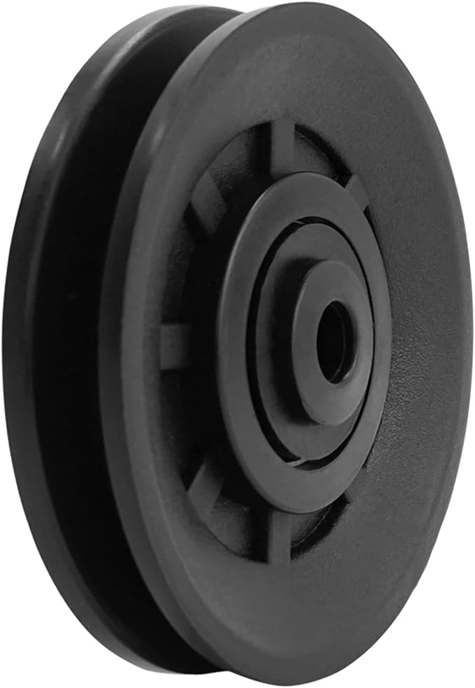 Luwint 3.5" Bearing Pulley Wheel, Fitness Pulleys Replacement for Home Gym Parts