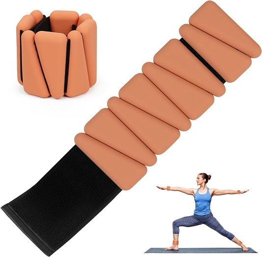 Adjustable Wrist Weights Set of 2 (1Lbs Each)