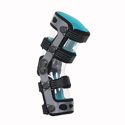 ACL Knee Brace, Functional Knee Support for PCL, MCL, Ligament Sports Injuries, Meniscus Tear, Relief from Knee Joint Pain with Side Stabilizers for Men & Women(XL/Right)