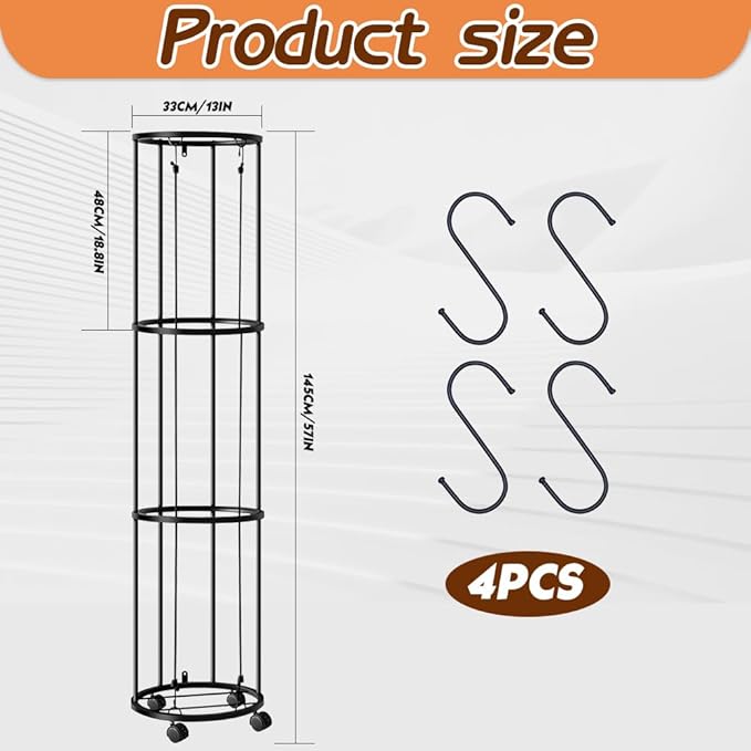 3 Layer Vertical Ball Storage Rack