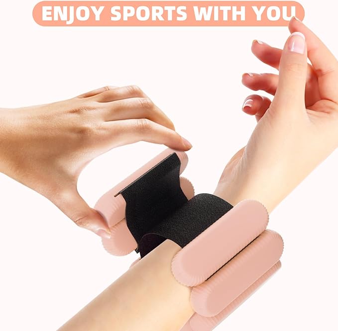 Adjustable Ankle Weights for Women Men Running,1 Pair (1Lbs Each)