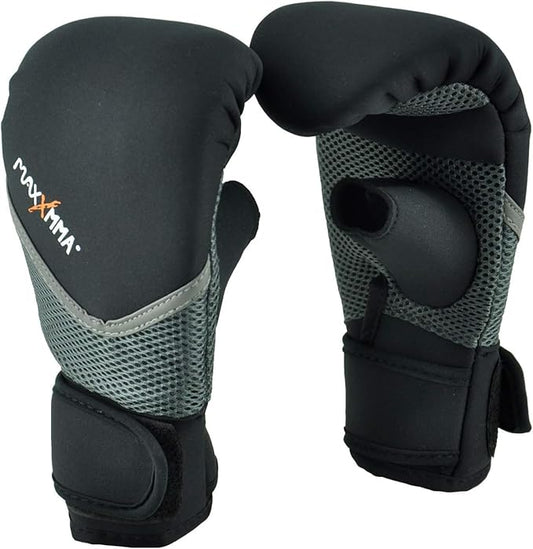 MaxxMMA Neoprene Washable Heavy Bag Gloves - Boxing Punching Training