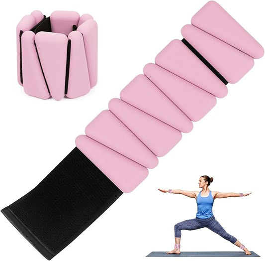 Adjustable Wrist Weights Set of 2 (1Lbs Each)