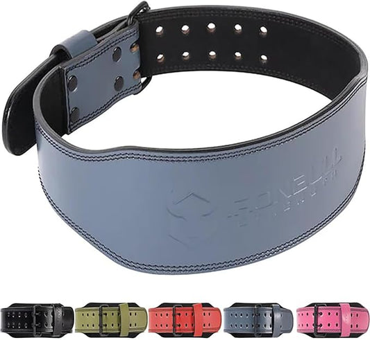 7mm Leather Weight Lifting Belt (IPF 4" to 2â€ Tapered