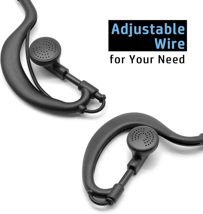 2 X Earpiece for Garmin Radio Rino 110 120 130 130 520 520 530 530 610 610 650 650 655 655 700 700 750 750 755T 755T Walkie 2.5mm 1-pin 1-pin Clip