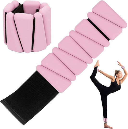 Adjustable Wearable Wrist Weights for Women and Man 2 (1lb (1lb Each)