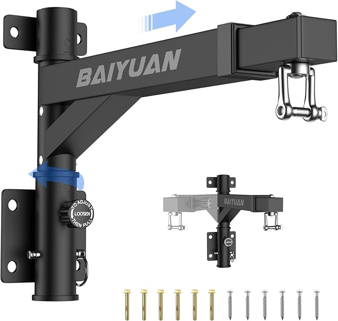 Heavy Bag Hanger - Wall Mount Punching Bag Hanger, Adjustable Heavy-Duty Boxing Bag Wall Bracket, Punching Bag Mount Stand for Home or Gym, for Kickboxing Bag, Muay Thai Bag,Etc (Supports up to 800Ib)