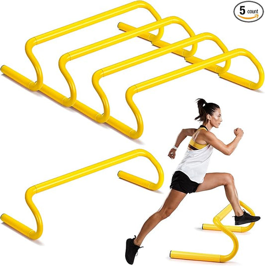 5 Pcs Speed Agility Training Hurdles Detachable Durable