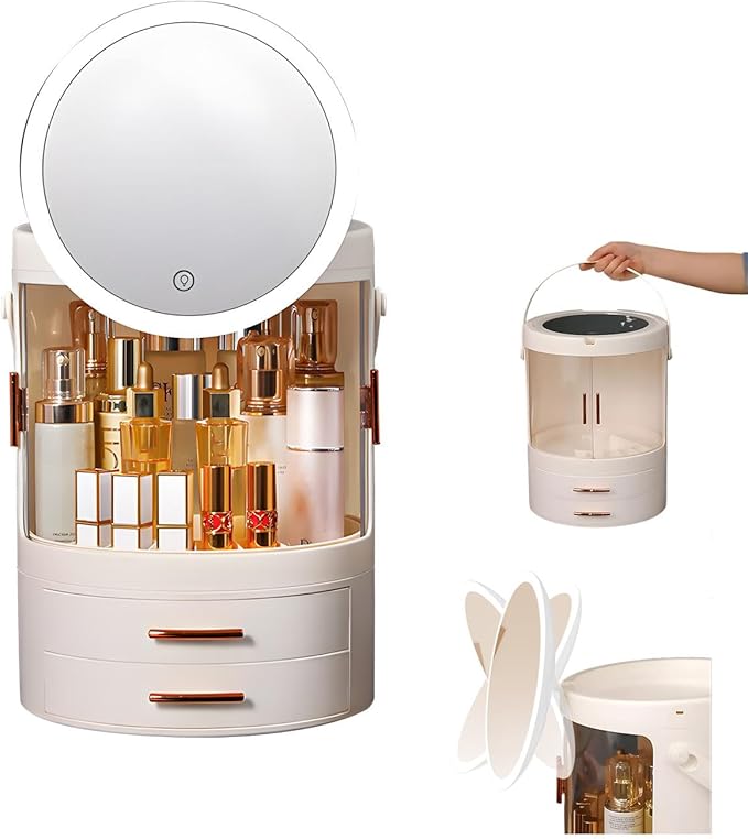 Makeup Organizer, Skincare Organizers, Rotating Makeup Organizer, Cosmetic