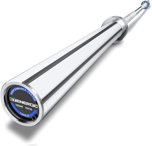 7ft Olympic Barbell Bar 45LB Load 1500-lbs Capacity Available 2" Olympic