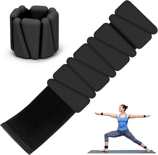 Adjustable Wrist Weights Set of 2 (1Lbs Each)