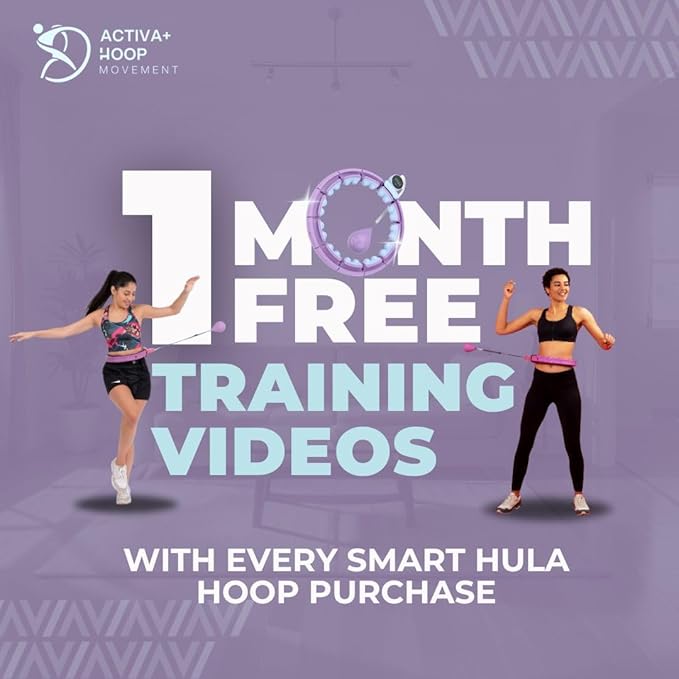 Swiss Activa+ Infinity Hoop Smart Weighted Hula Hoop