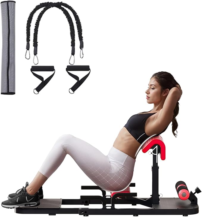 Hip Thrust & Squat Machine for Home – Multi-Function Glute Builder, Leg & Core Strengthening Equipment – Adjustable Sissy Squat, Hip Thrusts, Squat Assist Machine for Home Gym
