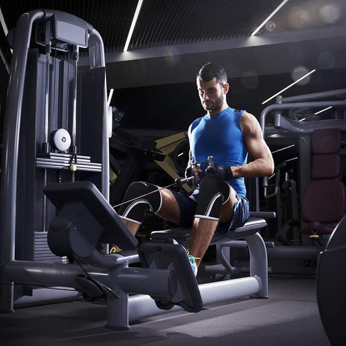 AEOLOS Knee Sleeves (1 Pair)，7mm Compression Knee Braces for Heavy-Lifting,Squats,Gym and Other Sports (Small, Black)