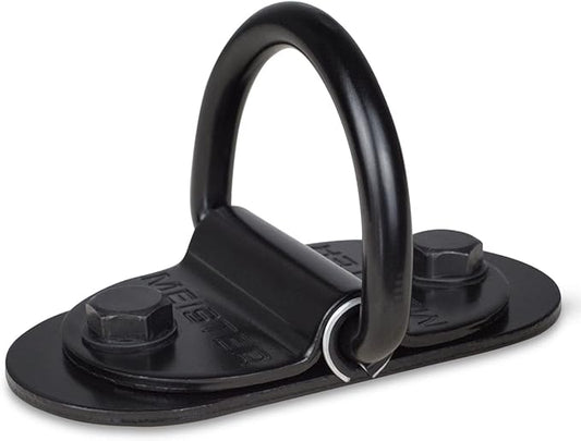 Meister Double-End Heavy Bag D-Ring Floor Anchor Mount - Black