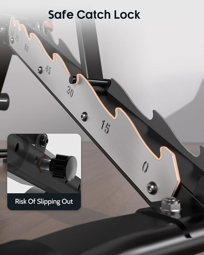 Lusper Weight Bench for Home Gym 700LB/800LB Weight