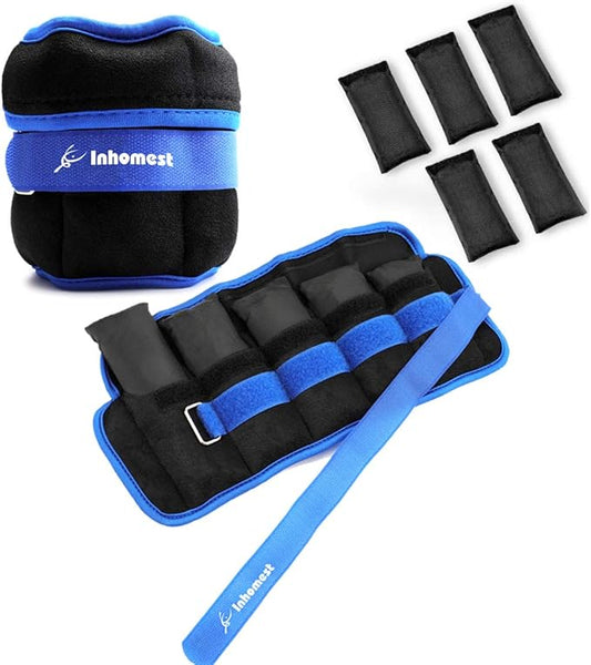 Adjustable Ankle Weights 1-5/10/12 Lbs Leg Weights