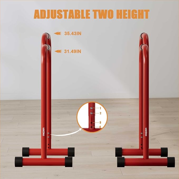 Adjustable Dip Bar 330LBS