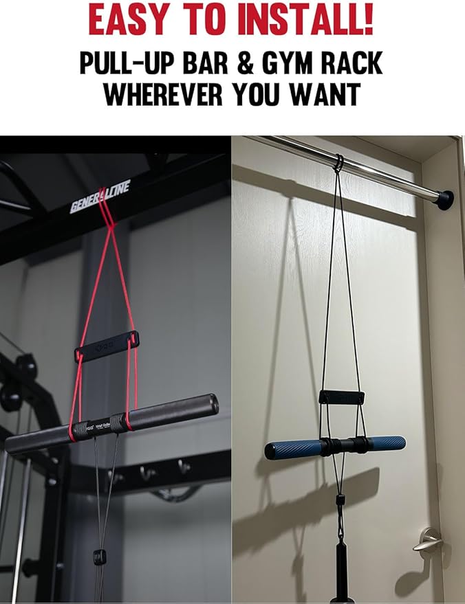 GD Hanging Wrist Roller Forearm Blaster- Forearm Strengthener