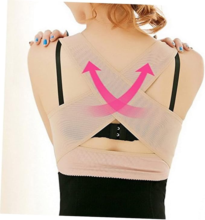 Healifty 2pcs Tank Tops Back Brace Womens Bras Push up Ladies Top Jacket Protective Gear Bracket Chest Support