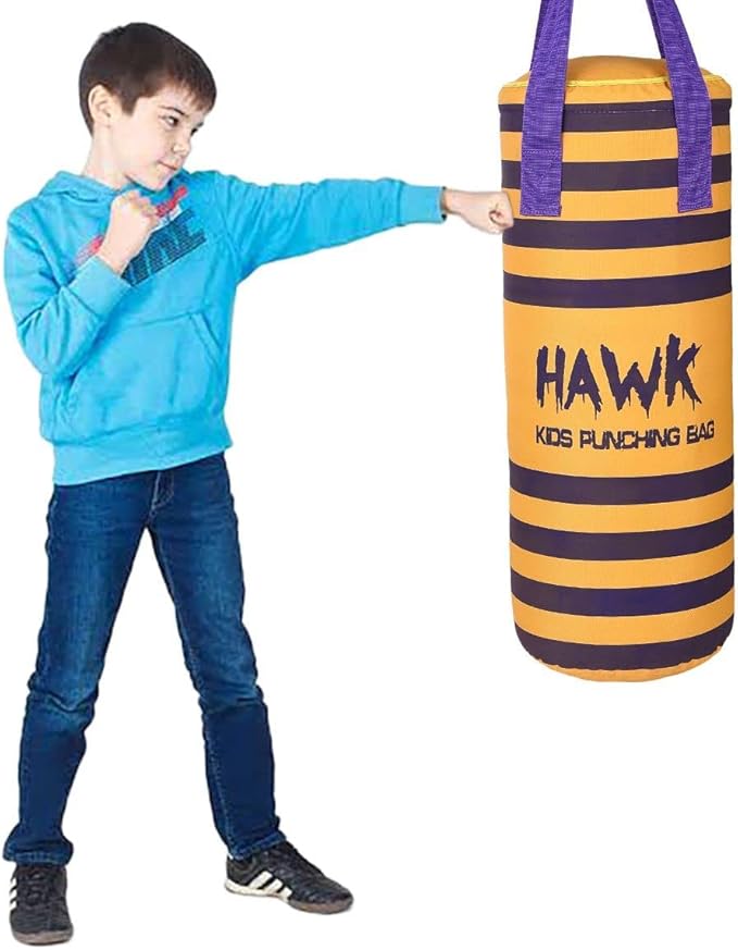 Kids Punching Bag for Kids Boxing Gloves MMA Training Fitness Workout Kickboxing Grappling Karate Heavy Target Bag UNFILLED