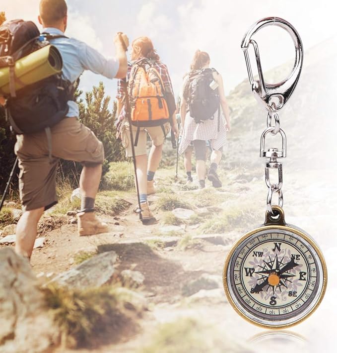 2PCS Mini Pocket Compass
