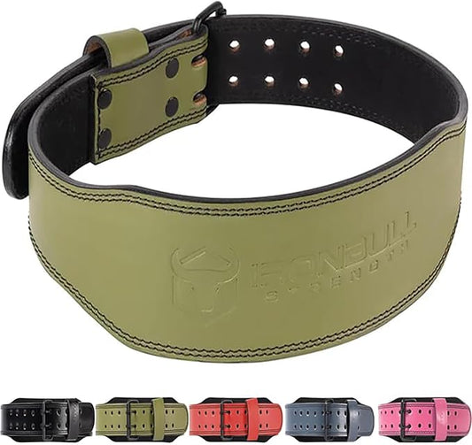 7mm Leather Weight Lifting Belt (IPF 4" to 2â€ Tapered