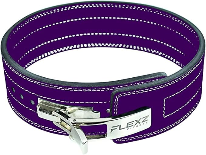 Flexz Fitness Lever Weight Lifting Belt Leather - 10MM 13MM 13MM Powerlifting
